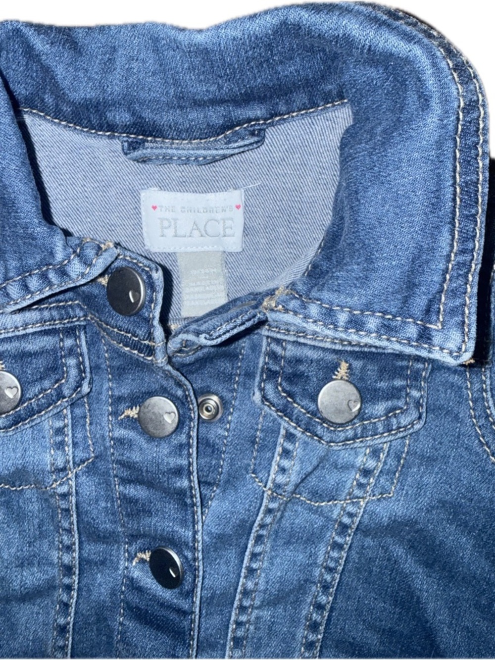 The Children's Place Girls' Denim Jacket 18-24 months